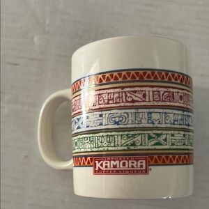 Coffee Liqueur Mug with Multicolor Design